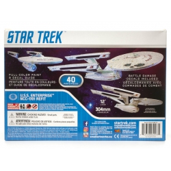 Model Plastikowy - Statek kosmiczny Star Trek 1:1000 Star Trek U.S.S. Enterprise Refit - Wrath of Khan Edition 2 - POL974M